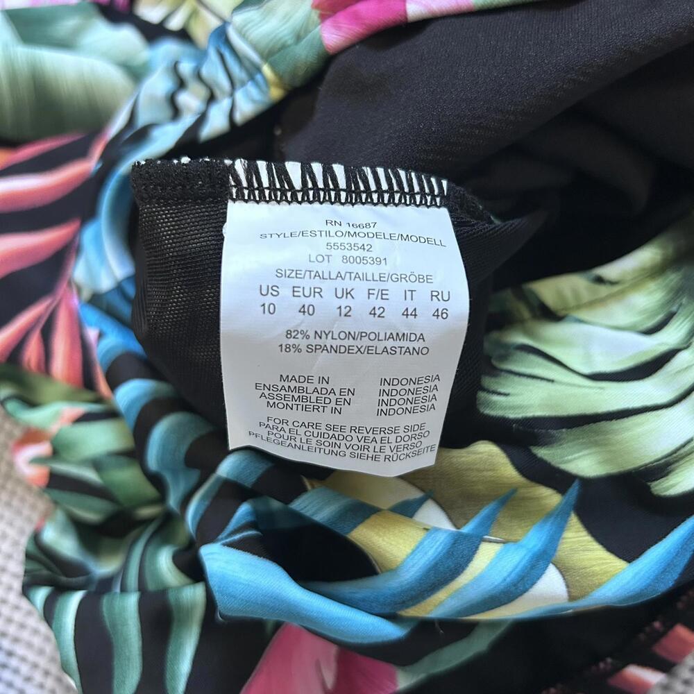 NWT Swim Solutions Off-the-shoulder One piece Women's size 10‎ - Picture 5 of 6